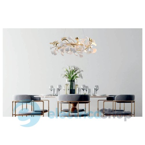 Люстра Zuma Line LEAF MD2858-6AS-G