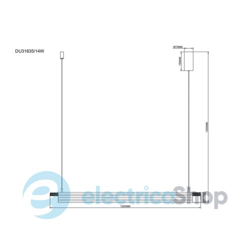 Люстра Zuma Line ARCUS DU31835/14W