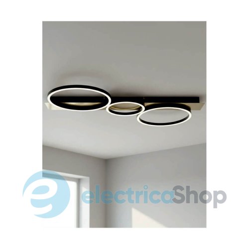 Люстра Zuma Line PRIMO CL231204-3BK+GD