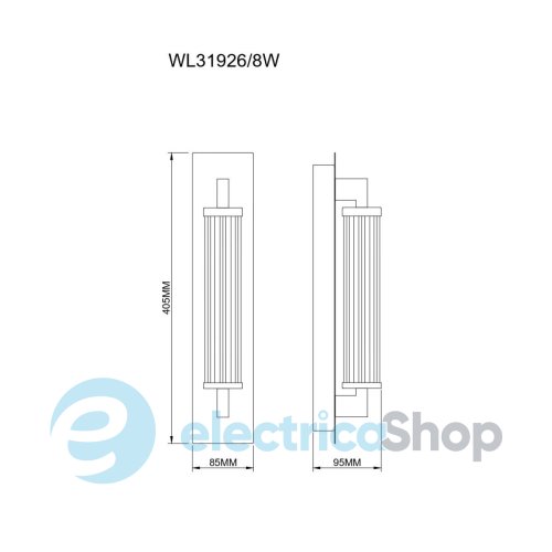 Настенный светильник Zuma Line DORIA WL31926/8W