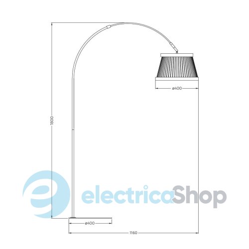 Торшер Zuma Line BALU ML3328-1-3BD