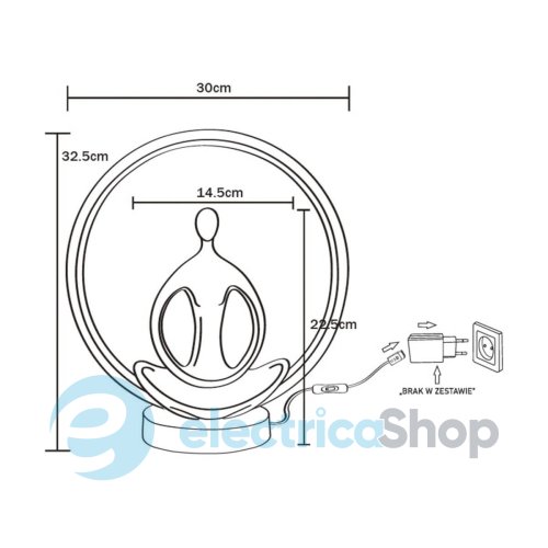 Настольная лампа Zuma Line YOGA ED81F134U