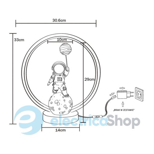 Настільна лампа Zuma Line ASTRONAUTA EX04F307U-1