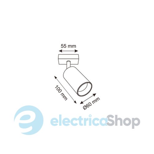 Світильник-спот Zuma Line WADE OB-2202BD-1-BK