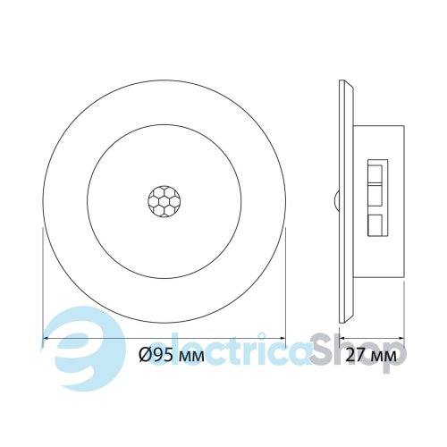 Светильник аккумуляторный VIDEX LED VL-NL114W-G с датчиком движения
