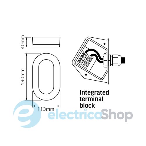 Уличный светильник VIDEX ART IP65 11W 5000K White VLE-BHFO-115