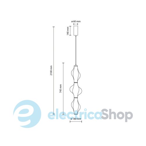 Подвесной светильник TK-Lighting ELVA 1 18214