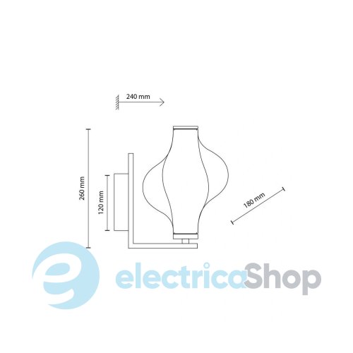 Бра TK-Lighting ELVA 1 18218