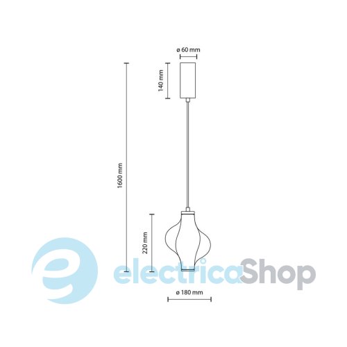 Подвесной светильник TK-Lighting ELVA 1 18213