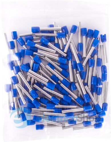 Ізольований втулковий наконечник, подовжений e.Next 2,5 кв.мм, синій, 100шт