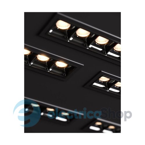 Точечный cветильник KLOODI KD-POINT 2X2 4W 3K BK LED 360Lm IP20