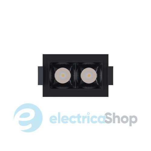 Точечный cветильник KLOODI KD-POINT 2X2 4W 3K BK LED 360Lm IP20