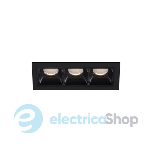 Точечный cветильник KLOODI KD-POINT 3X2 6W 3K BK LED 540Lm IP20