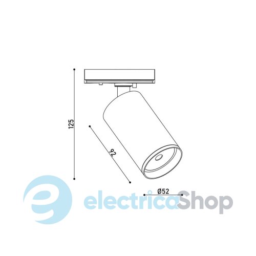 Трековый светильник KLOODI KD-MIO TR BK GU10