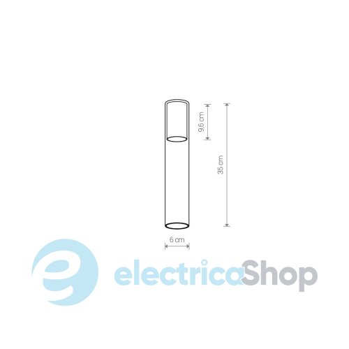 Плафон Nowodvorski CAMELEON CYLINDER L Terracotta 12047