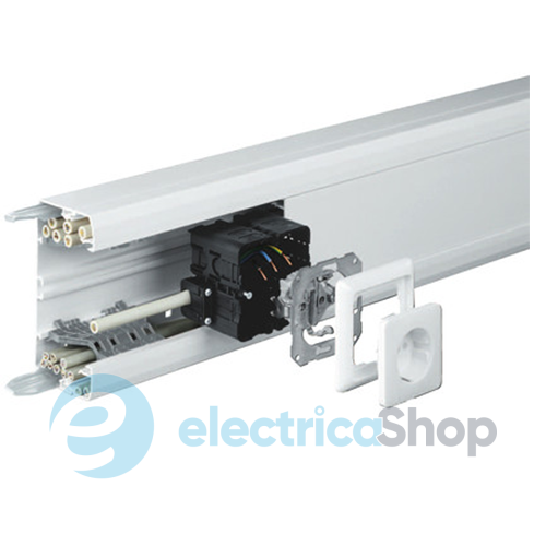 Монтажна рамка для стандартного оборудования &#248;60мм кабельному каналу LFF 40x90 и 60x90, белая