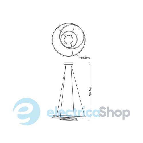 Люстра Zuma Line ZEPHYRA 5905316693128