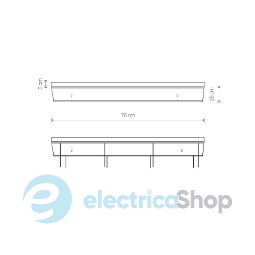 Основание для светильников Nowodvorski CAMELEON CANOPY C 780 Beige 12065