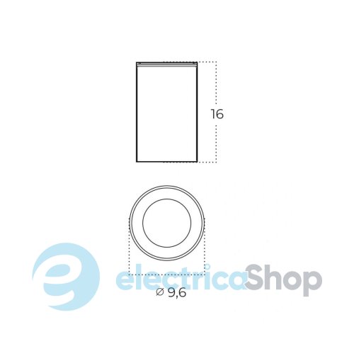 Точковий світильник AZzardo ROTOR AZ6066