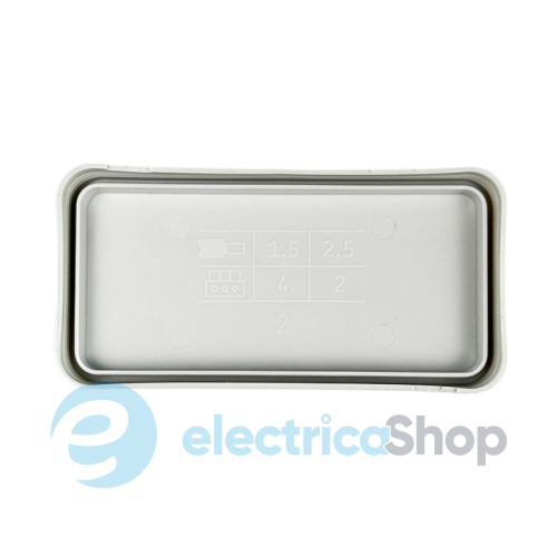 Коробка монтажна накладна 78х36х34 мм (зовн. 85х43х38 мм) IP54 сіра UEC JB-078-036-034-IP54-GR
