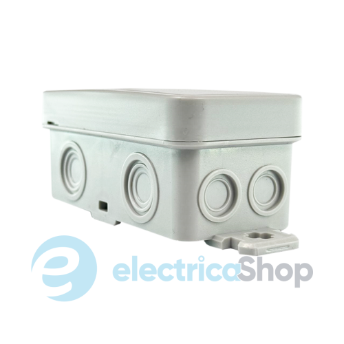 Коробка монтажна накладна 78х36х34 мм (зовн. 85х43х38 мм) IP54 сіра UEC JB-078-036-034-IP54-GR