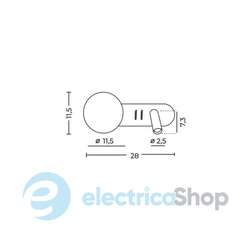 Бра AZzardo TRASIMENO BK AZ5641