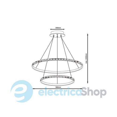 Люстра Goldlux Diana 336736