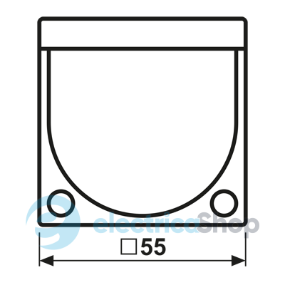 Датчик движения универсальный 2,2м JUNG HOME BTA17182WW. белый