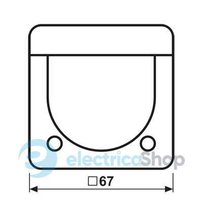 Датчик движения универсальный 2,2м JUNG HOME BTCD17182GR. серый