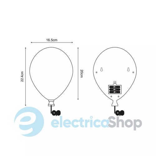 Настенный светильник Zuma Line BALLOON 84454-BE
