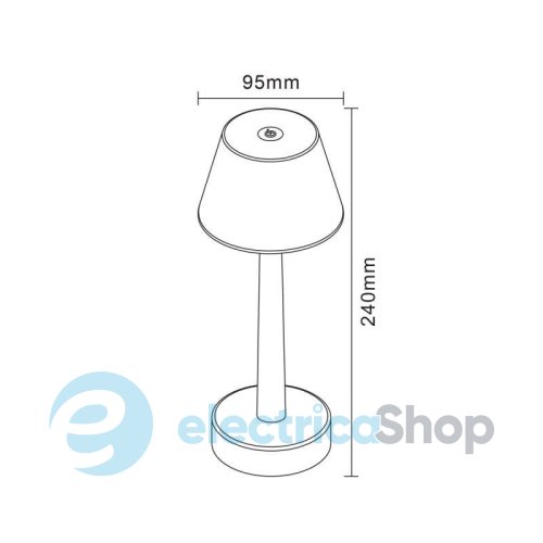 Настольная лампа Zuma Line COLOR ETLED-642-BK LED 0,5W 3000K