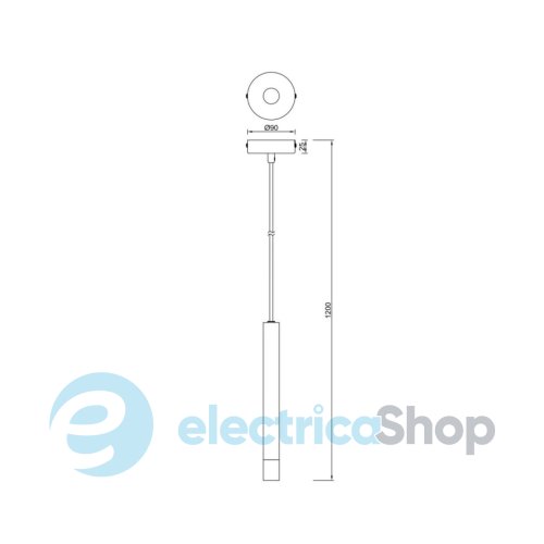 Подвесной светильник Zuma Line VELIC P241125801GD