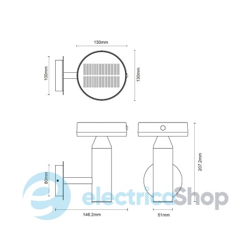 Уличный светильник Zuma Line CARLI WT33611