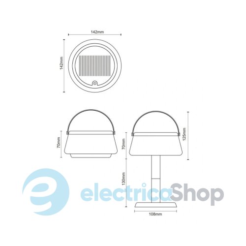 Уличный светильник Zuma Line AURE DT36111