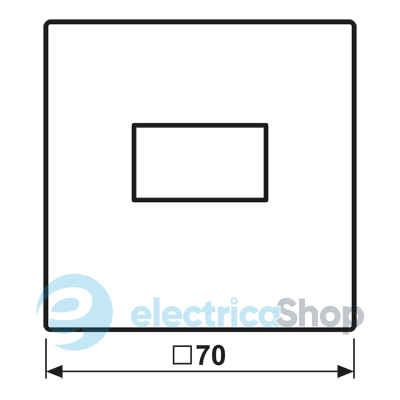 Накладка для USB зарядки JUNG LC1969USB260 orange vif (4320S)