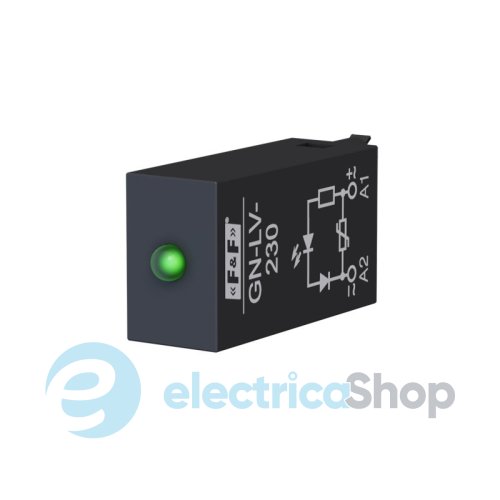 Модуль захисту від перенапруги 230V/AC с индикатором F&F GN-LV-230 