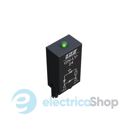 Модуль захисту від перенапруги 24V/DC с индикатором F&F GN-LV-24 