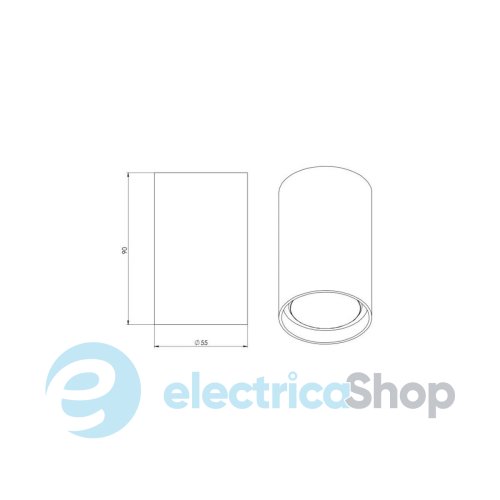 Точковий світильник PikArt 34591-3 LLP