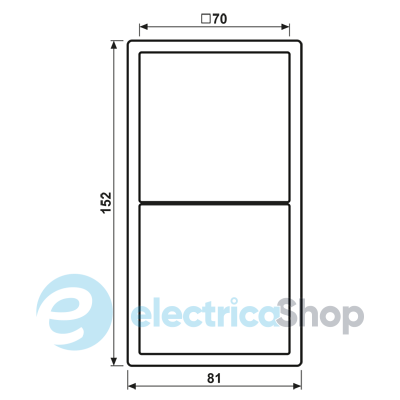 Рамка 2-постова Jung LS990 LC982228 дюропласт, rose pâle (32091)