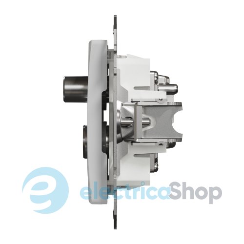 Розетка R/TV/SAT концевая 4дБ, Sedna Design SDD113481 алюминий