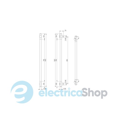 Настенный светильник PikArt Axis S LED 3000K 38122-7