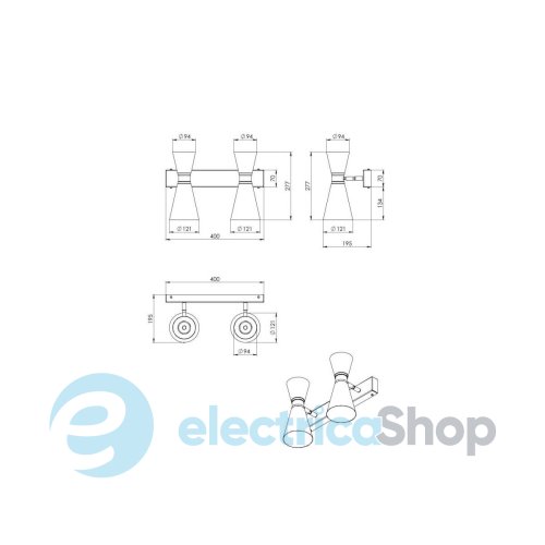 Бра PikArt Chimneys 37901-2