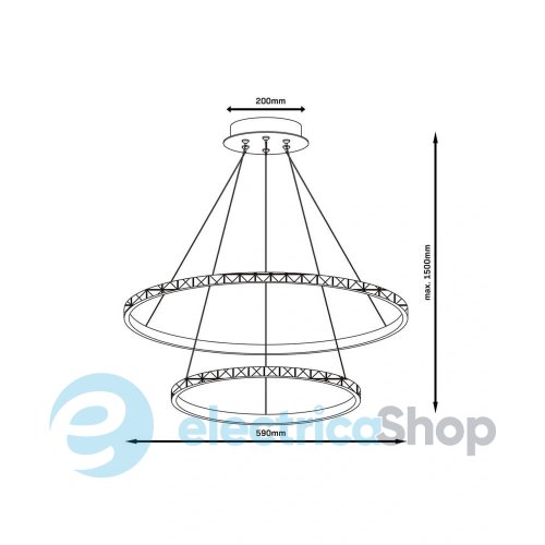 Люстра Goldlux Diana 337863