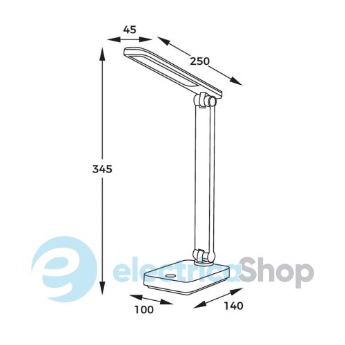 Настільна лампа Zuma Line BIURKOWA 1949-BK LED