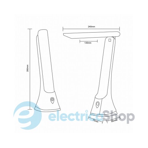 Настільна лампа Zuma Line SM-612-BL LED