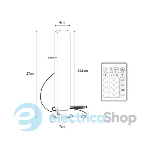 Настільна лампа Zuma Line Torp 87308 LED