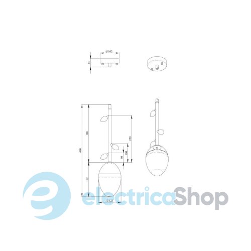 Люстра PikArt Burgeon Pendant 5 35344-1