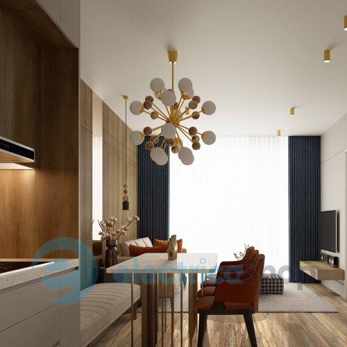 Люстра PikArt Burst 2 marble 35036-1