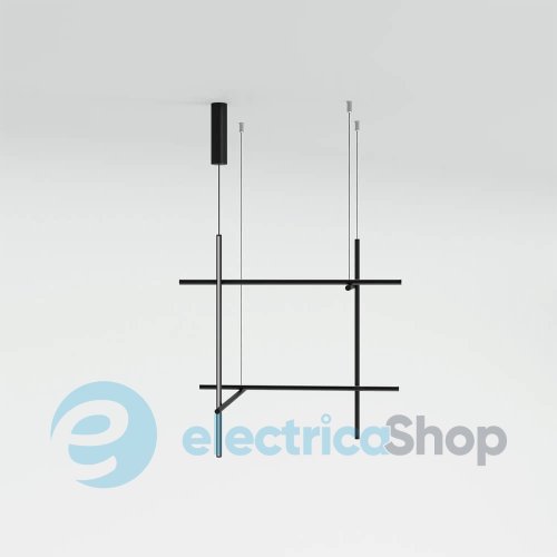 Підвісний світильник Lumineka Axis Axis L6 800x800mm 60W 4100Lm LV-AX-L6 -BK