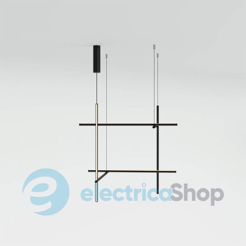 Підвісний світильник Lumineka Axis Axis L6 800x800mm 60W 4100Lm LV-AX-L6 -BK